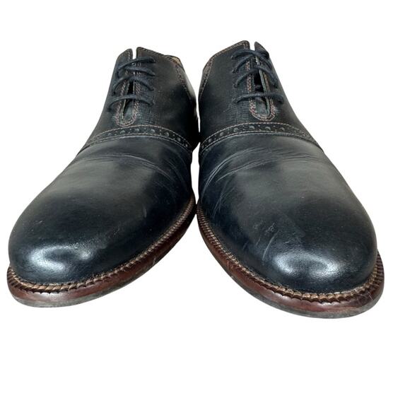 Cole Haan Williams Saddle Oxford Dress Shoe Black Leather Size 8 main image 10